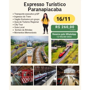 Excursão  passeio de trem