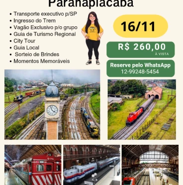 Imagem Excursão  passeio de trem